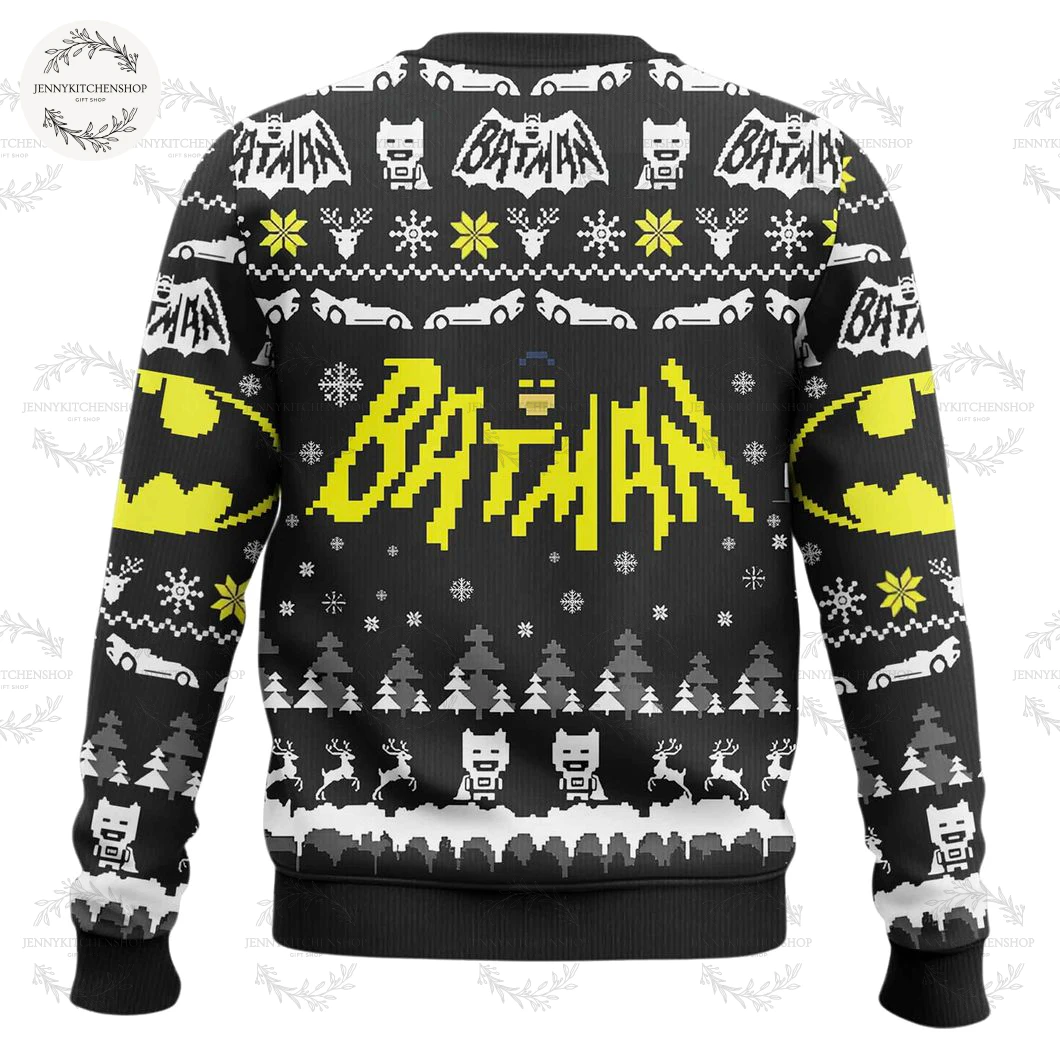 Batman Vintage Merry Christmas Ugly Sweater