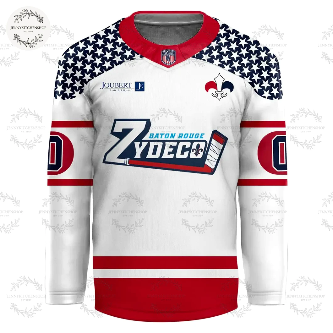 Baton Rouge Zydeco Military Night 2025 Hockey Jersey