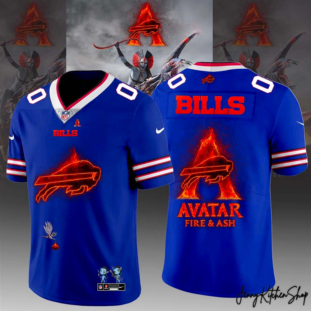 Buffalo Bills x Avatar Fire And Ash 2025 Football Jersey
