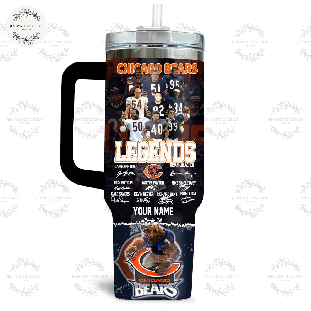 Chicago Bears Legends 2025 Season Custom Tumbler