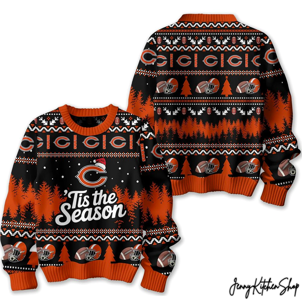 Chicago Bears Tis The Season Fan Ugly Sweater