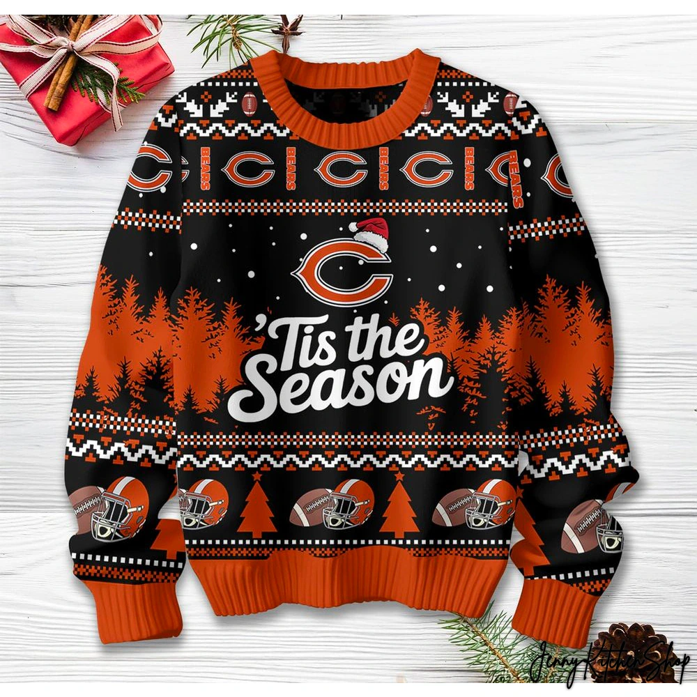 Chicago Bears Tis The Season Fan Ugly Sweater