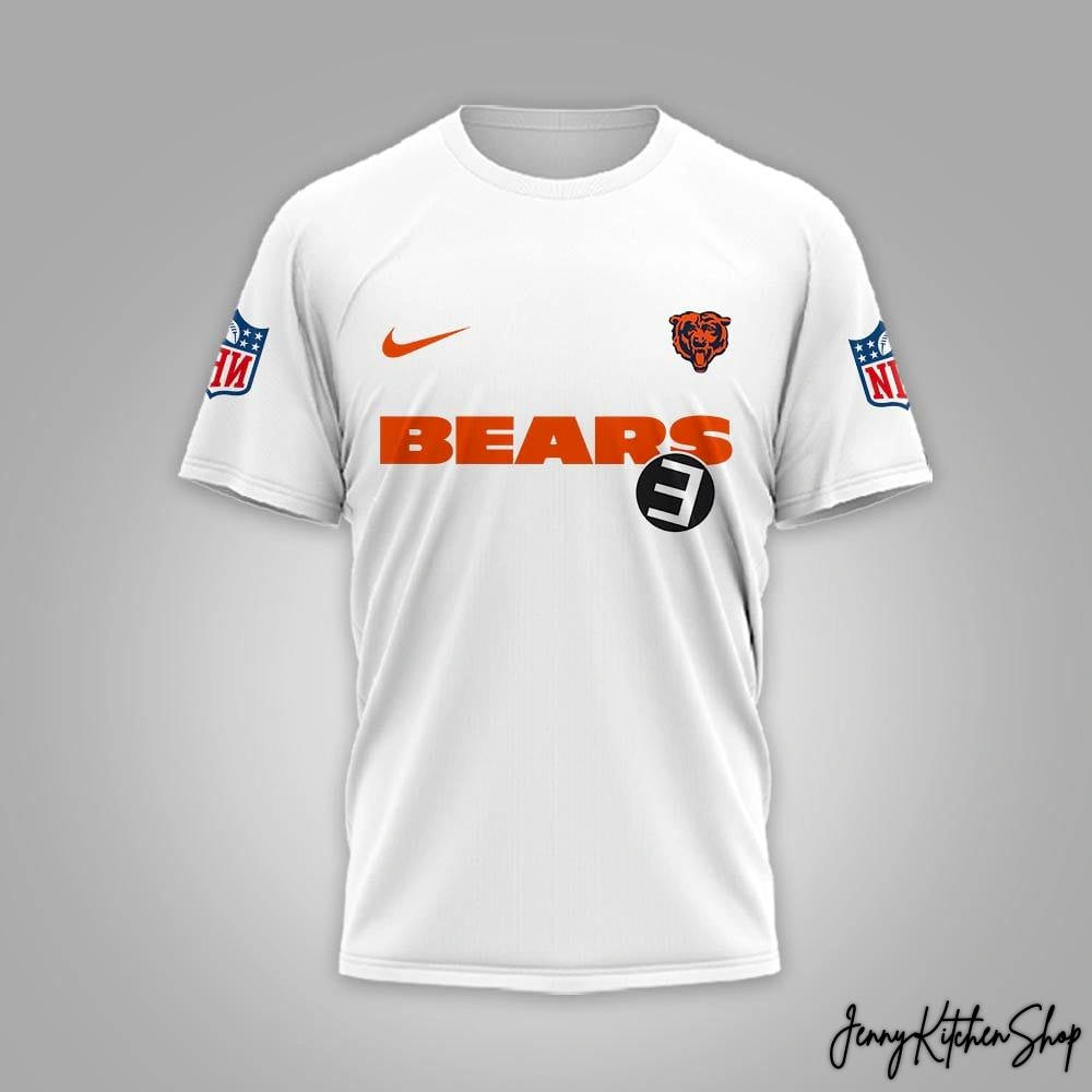 Chicago Bears x Eminem Fans 3D T-Shirt