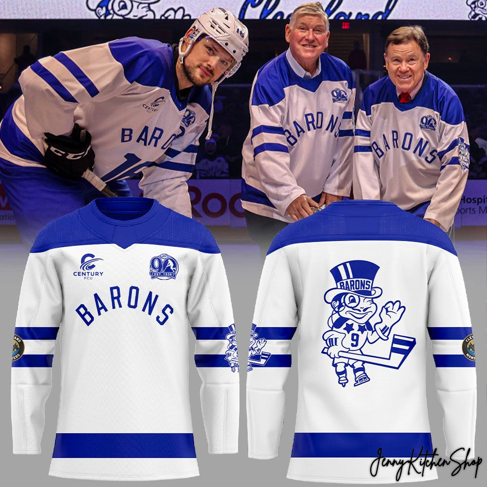 Cleveland Monsters Barons Night 2025 Hockey Jersey Cleveland Monsters Barons Night 2025 Hockey Jersey