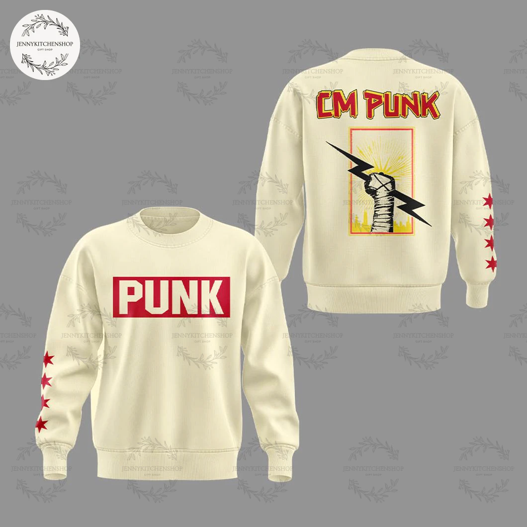 CM Punk World Heavyweight Championship 2025 Sweater