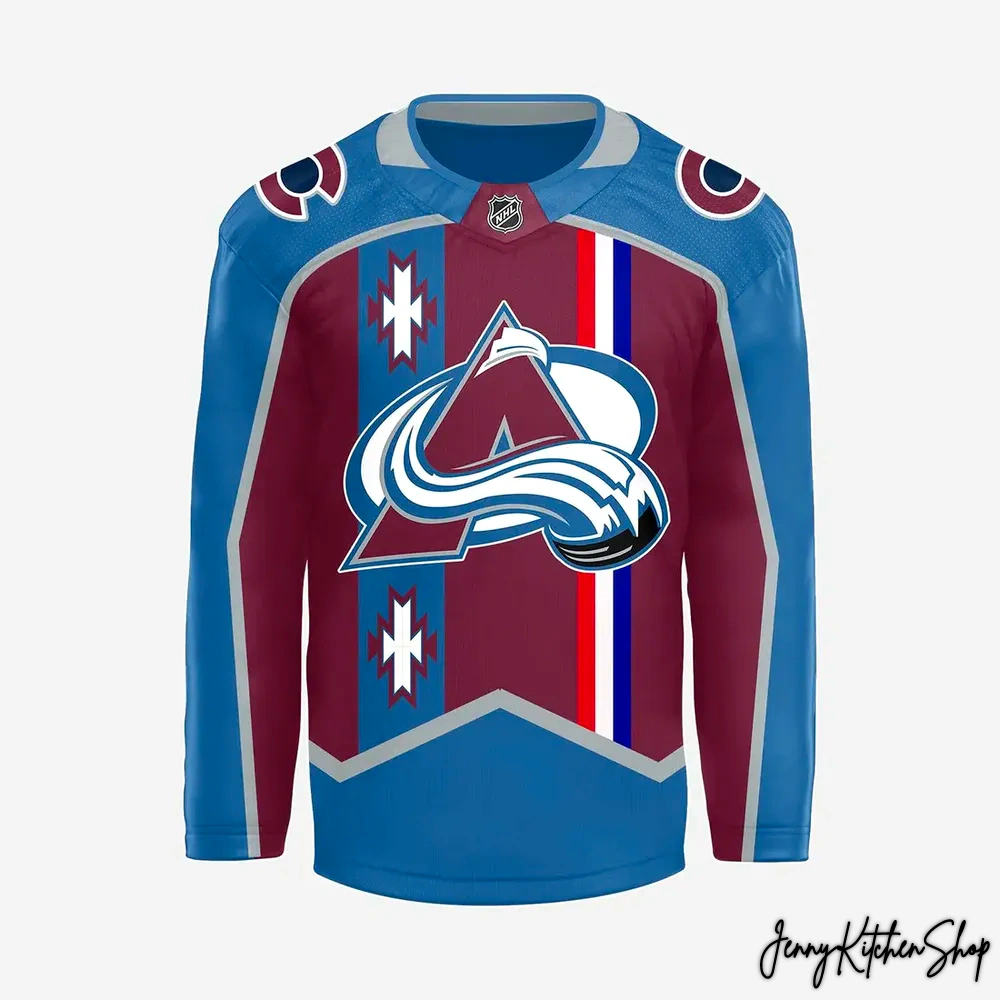 Colorado Avalanche Native American Heritage Month 2025 Jersey