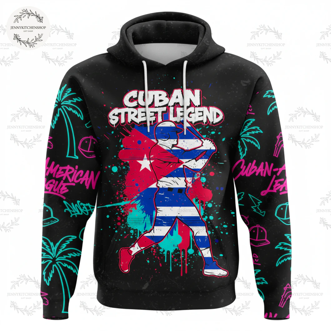 Cuban Baseball Street Legend Hoodie