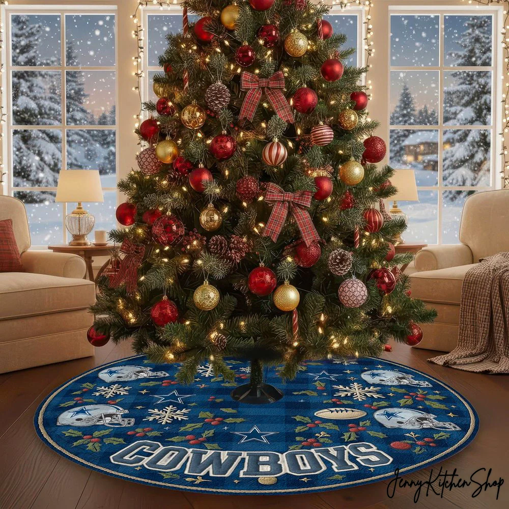 Dallas Cowboys Christmas Tree Skirt