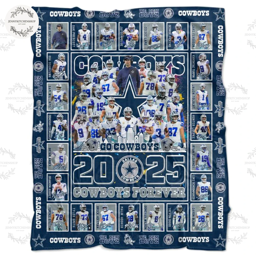 Dallas Cowboys Forever 2025 Limited Edition Fleece Blanket