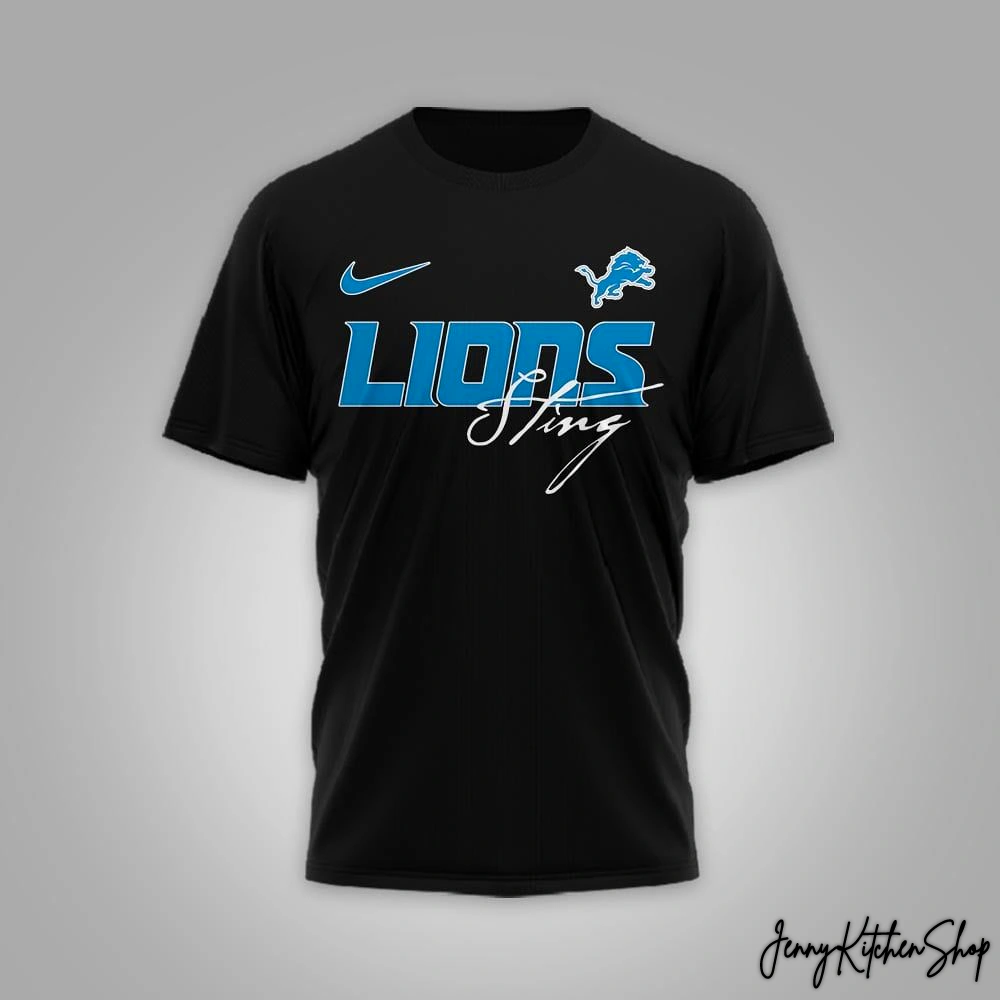 Detroit Lions x Sting Go Lions 3D T-Shirt