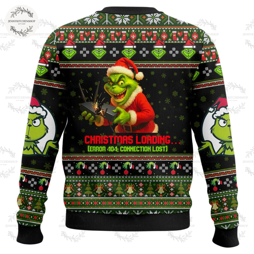 How The Grinch Stole My Wifi Christmas Ugly Sweater