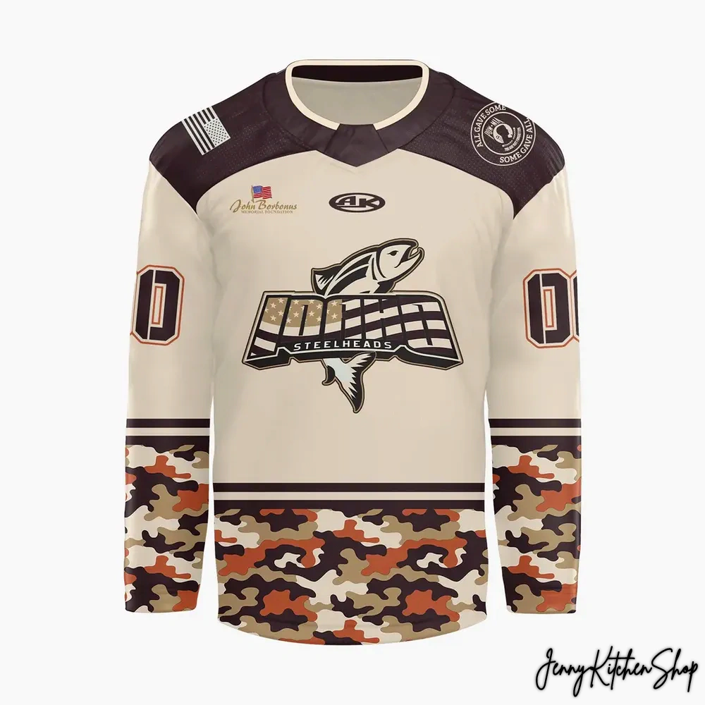 Idaho Steelheads 2025 Military Appreciation Hockey Jersey