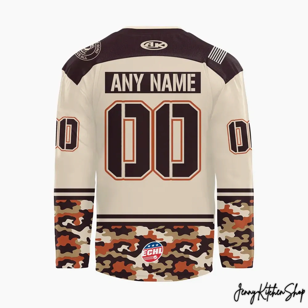 Idaho Steelheads 2025 Military Appreciation Hockey Jersey
