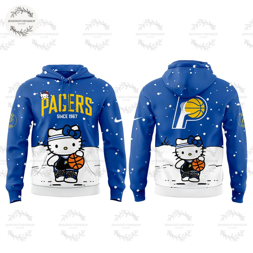 Indiana Pacers x Hello Kitty 2025 Since 1967 Hoodie Cap