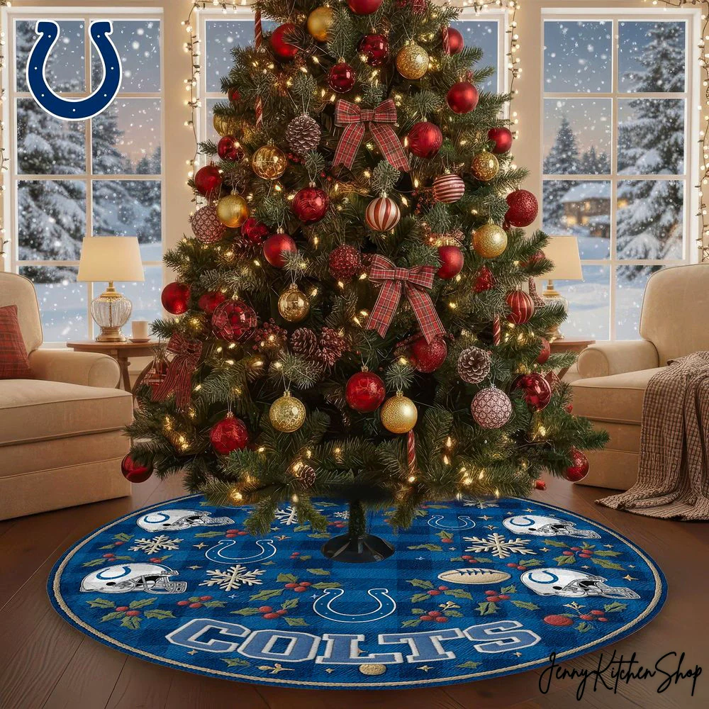 Indianapolis Colts Christmas Tree Skirt