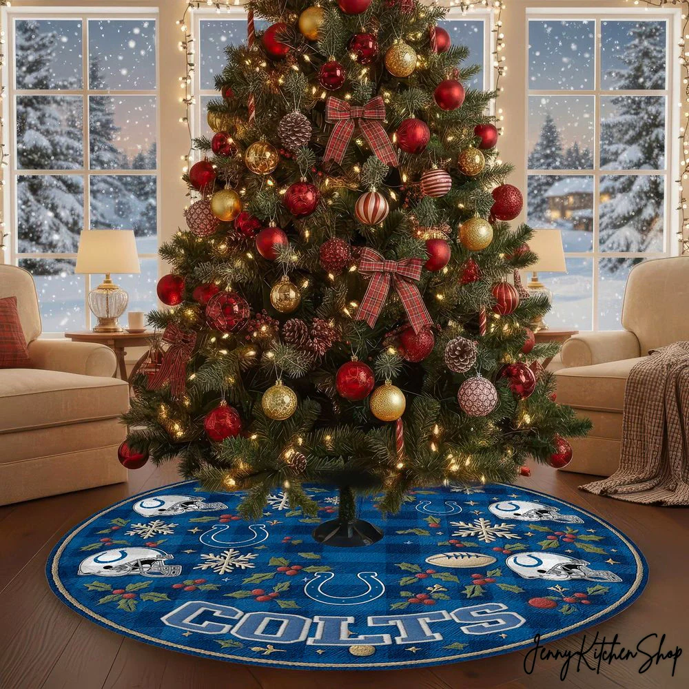 Indianapolis Colts Christmas Tree Skirt