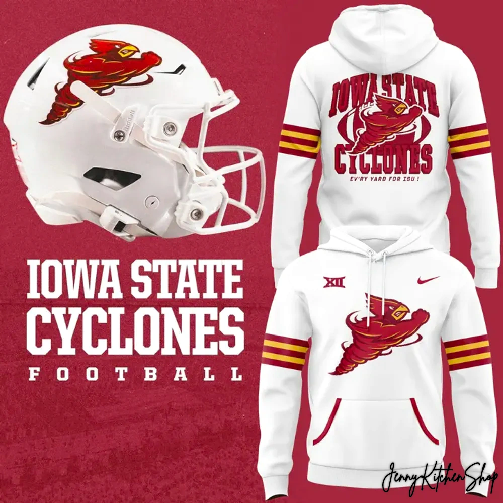 Iowa State Cyclones Football Punching Cy 2025 Limited Hoodie
