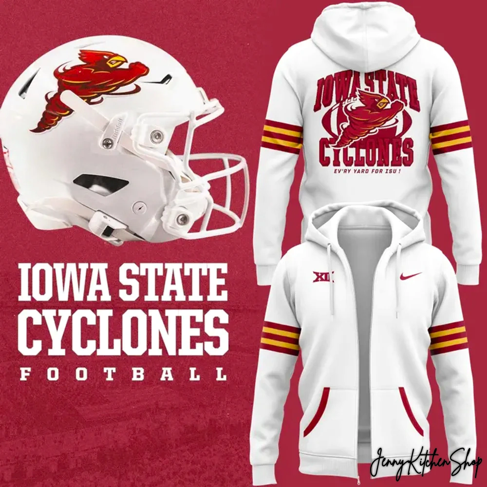 Iowa State Cyclones Football Punching Cy 2025 Limited Hoodie