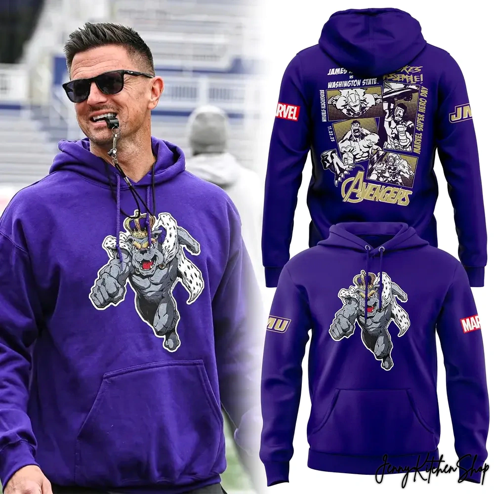 James Madison University Marvel 2025 Hoodie