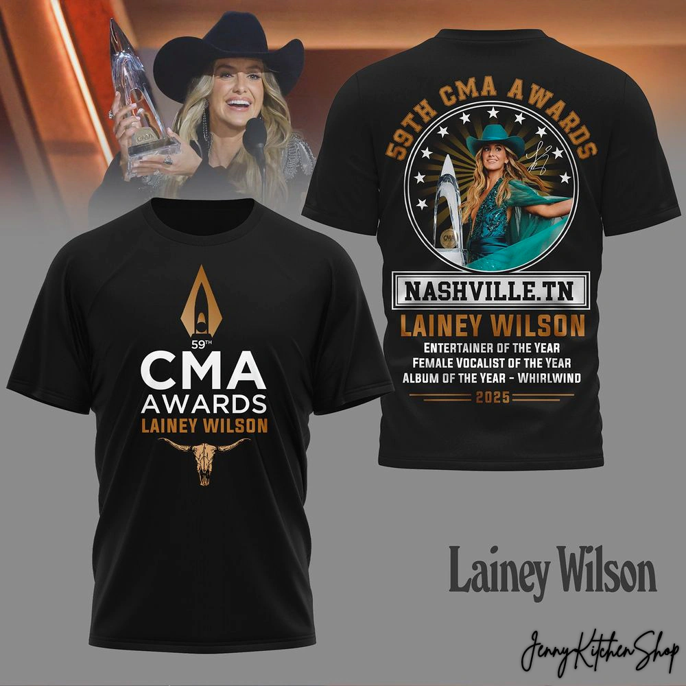 Lainey Wilson 2025 CMA Award T-Shirt