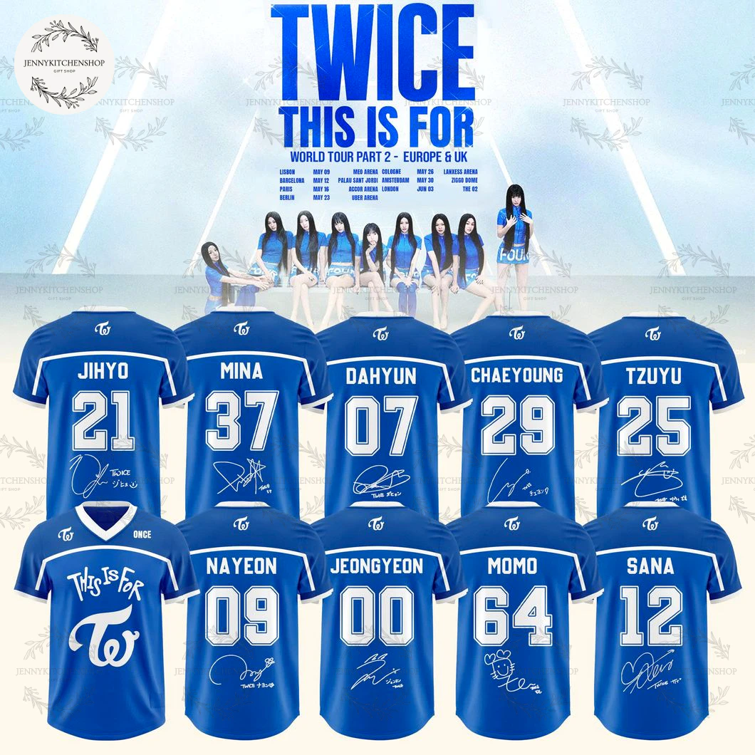 Limited Twice 2025 This Is For World Tour Beautiful Jersey