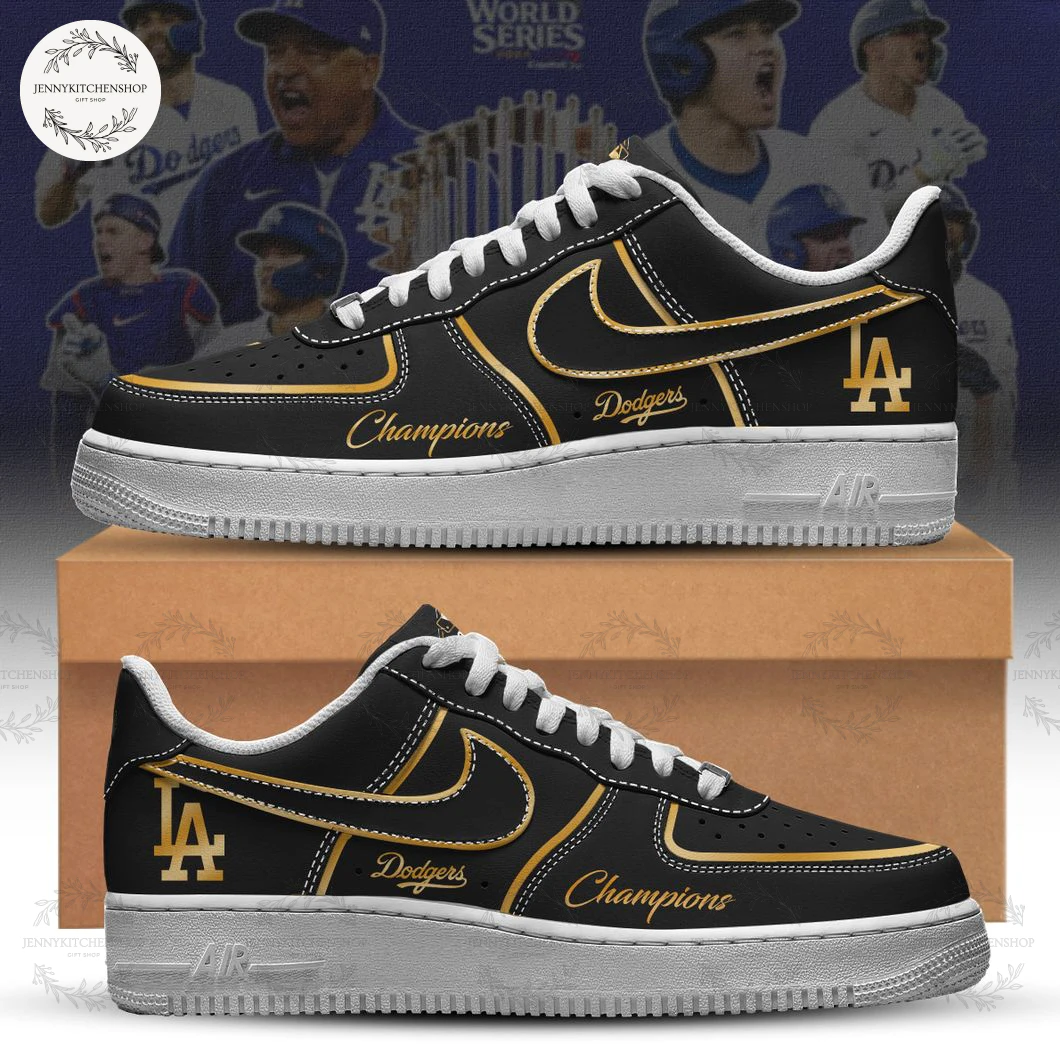Los Angeles Dodger 2025 Champions World Series Limited Air Force 1 Sneakers