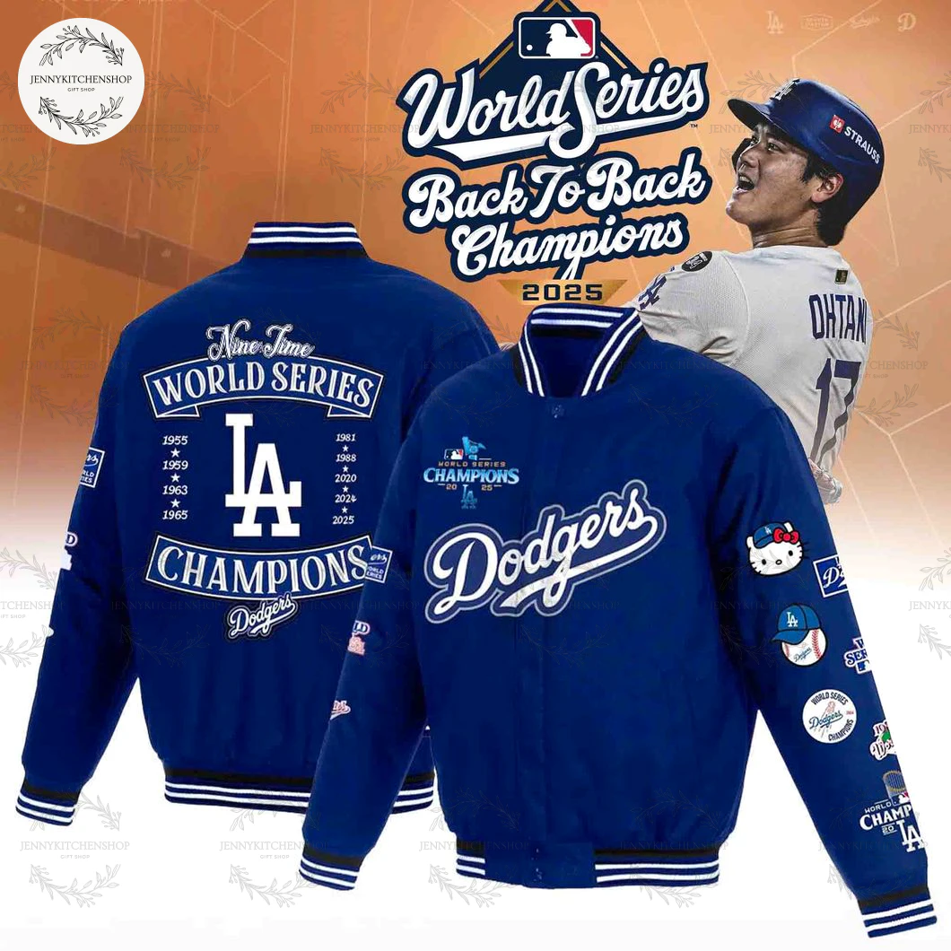 Los Angeles Dodgers 2025 World Series Champions Limited Baseball Jacket