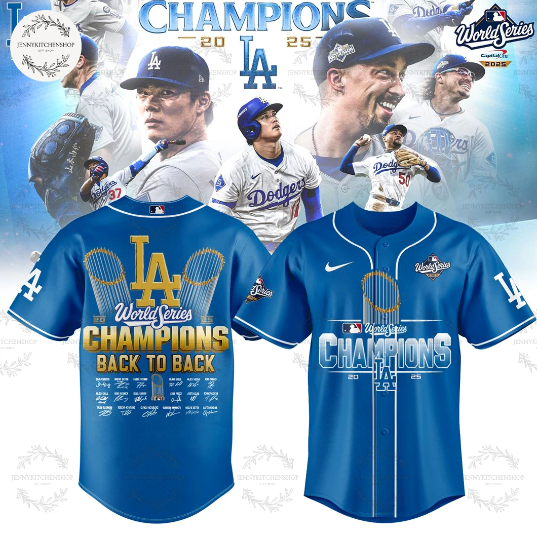 Los Angeles Dodgers 2025 World Series Champs Jersey