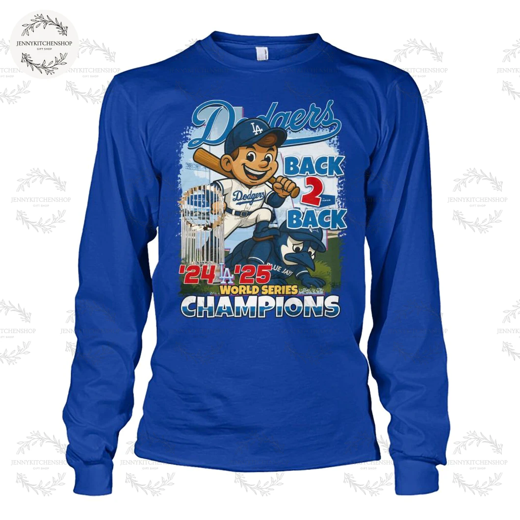 Los Angeles Dodgers Back To Back World Series 2025 Champs Shirt