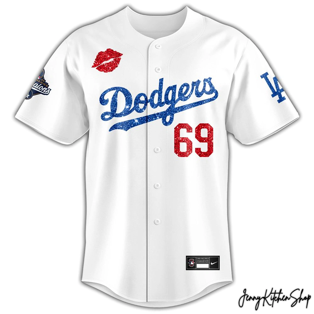 Los Angeles Dodgers x Sabrina Carpenter 69 Baseball Jersey