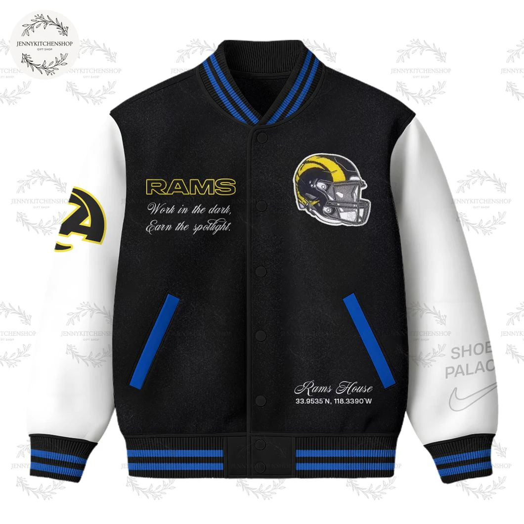 Los Angeles Rams Rivalries 2025 Baseball Jacket