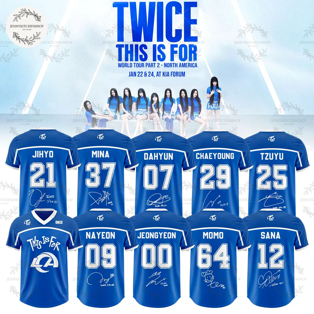 Los Angeles Rams x Twice This Is For World Tour 2025 Jersey