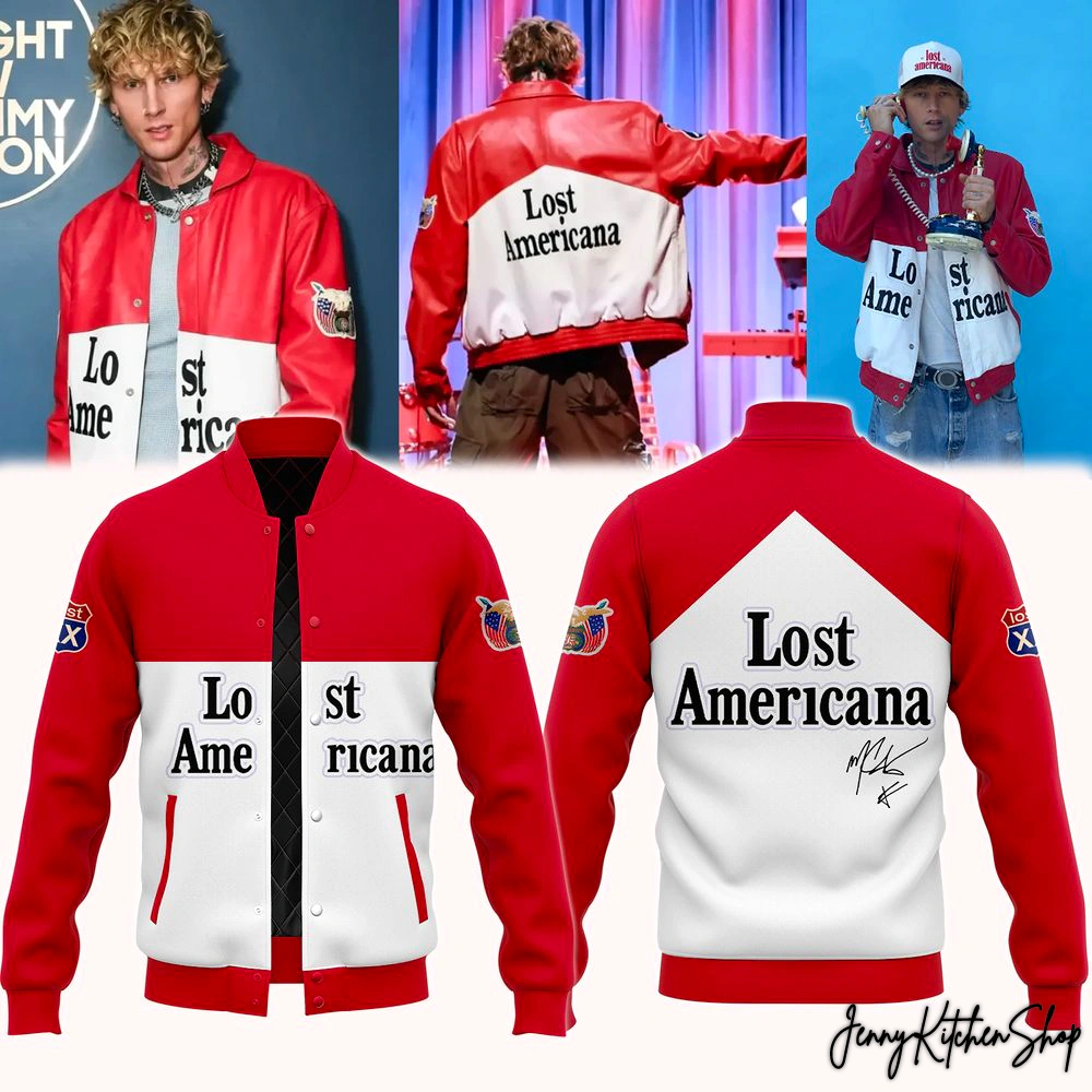 Machine Gun Kelly Lost Americana 2025 Baseball Jacket