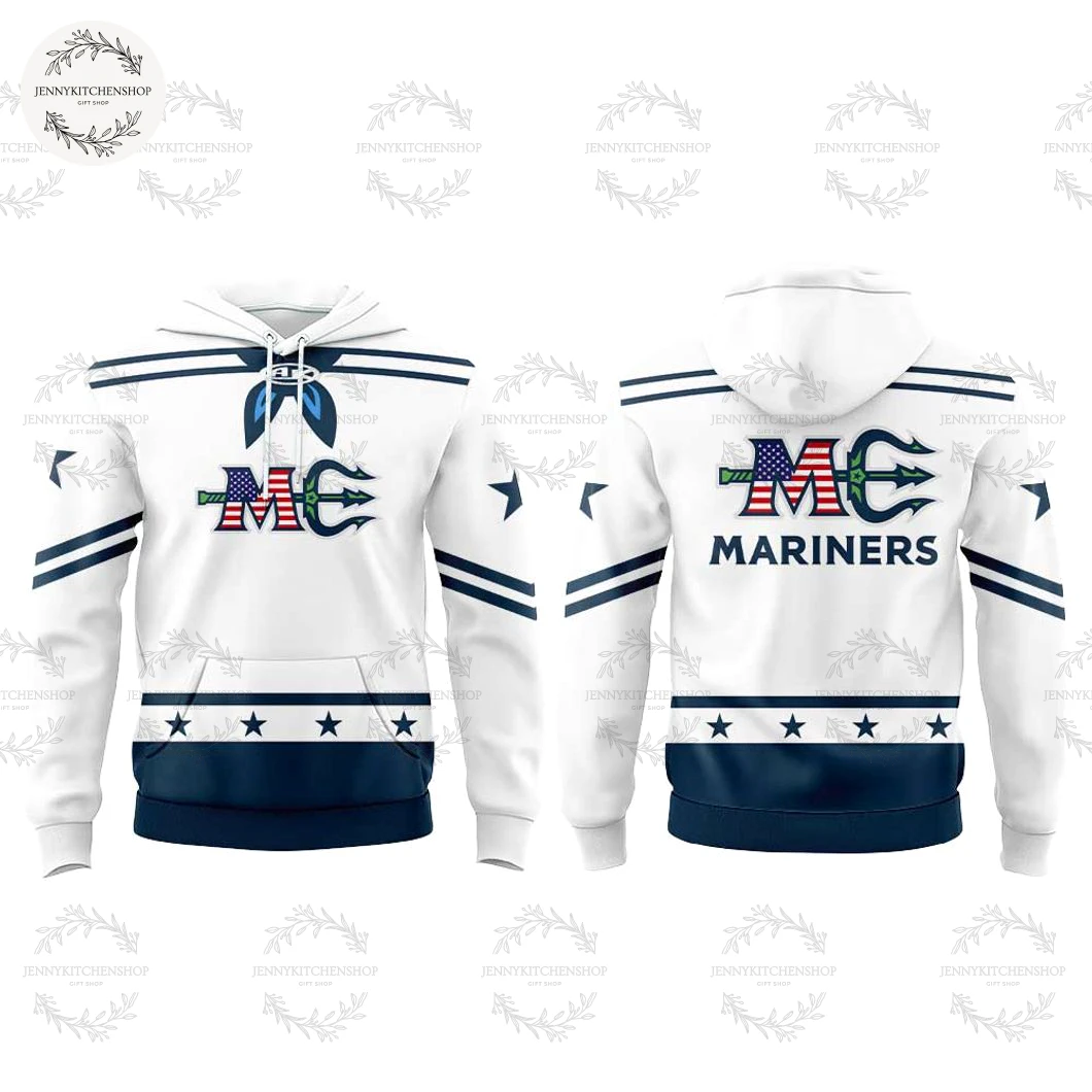 Maine Mariners Military Auction Uniform 2025 Hoodie