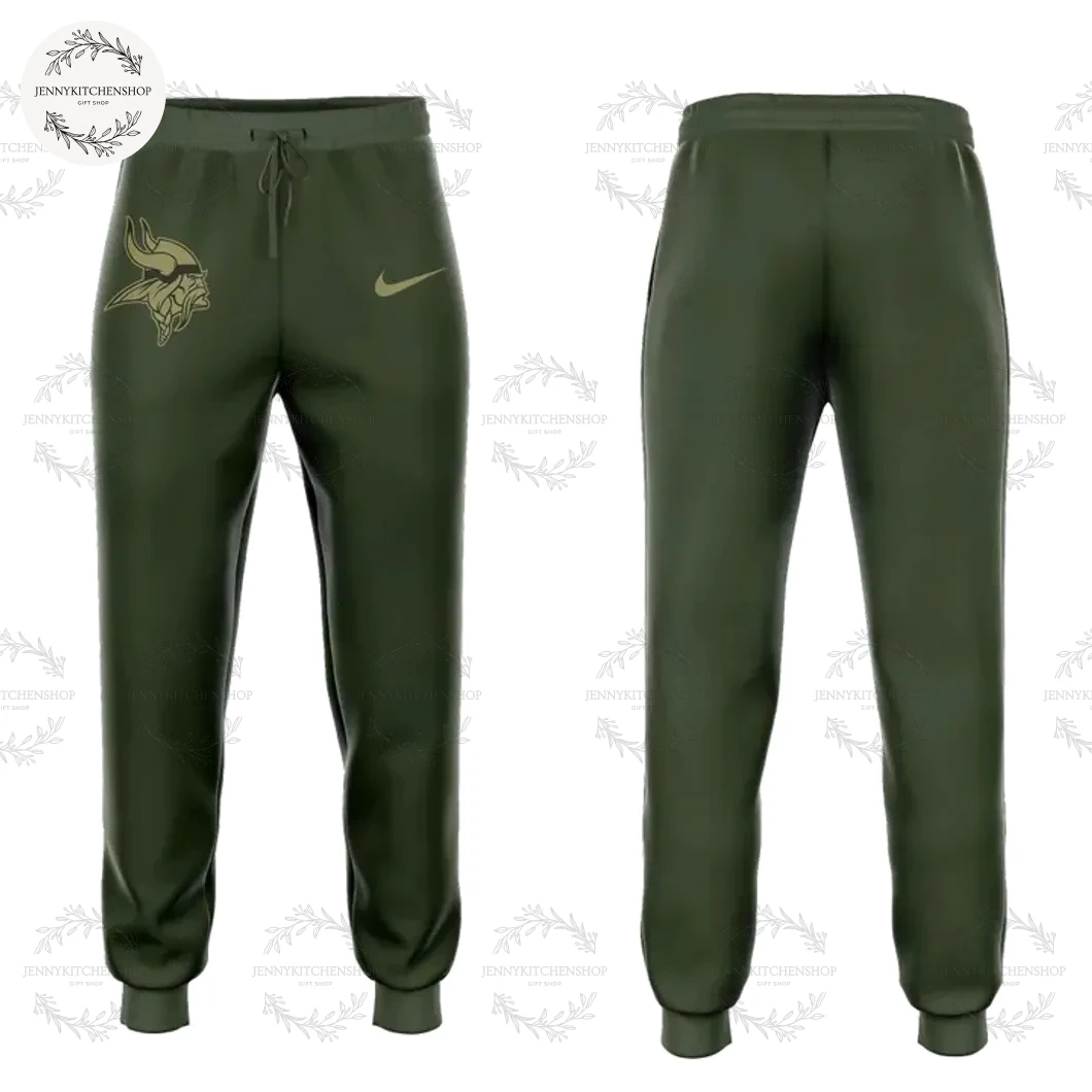 Minnesota Vikings Salute to Service 2025 Hoodie