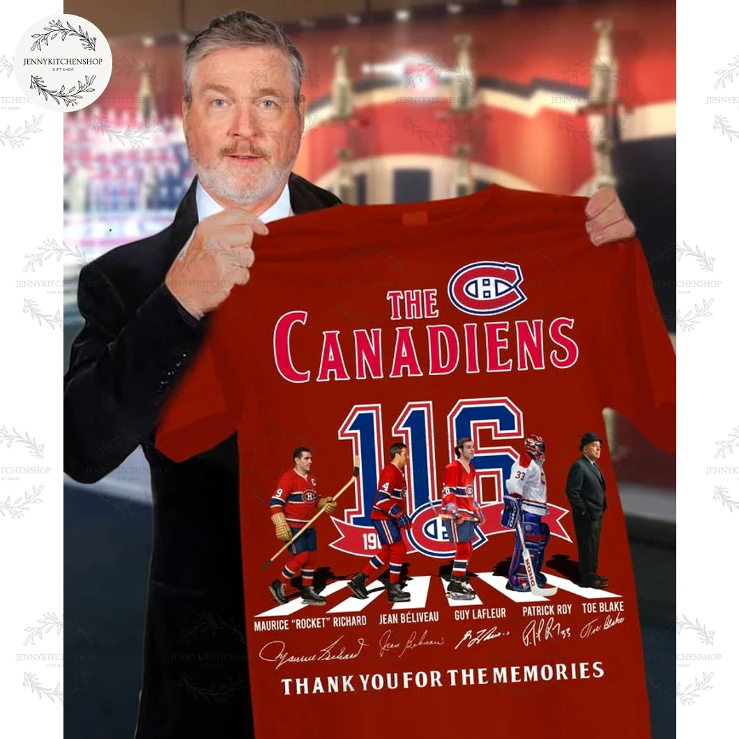 Montreal Canadiens 116th Thank You For Memories T-Shirt