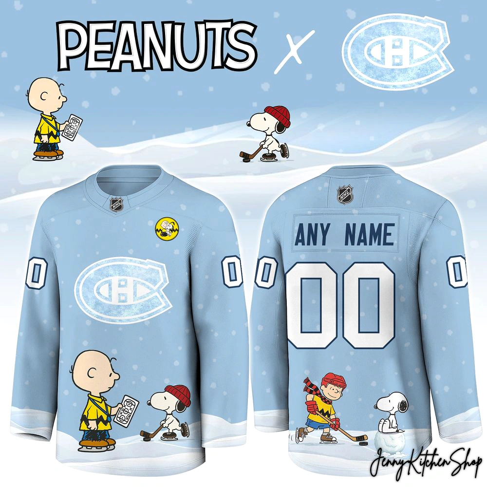 Montreal Canadiens x Peanuts 2025 Limited Hockey Jersey
