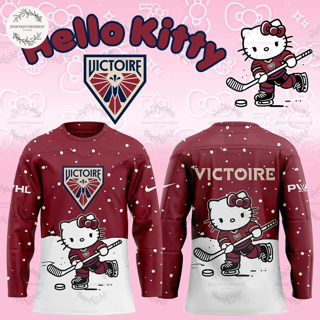 Montréal Victoire x Hello Kitty 2025-26 Fans Limited Hockey Jersey