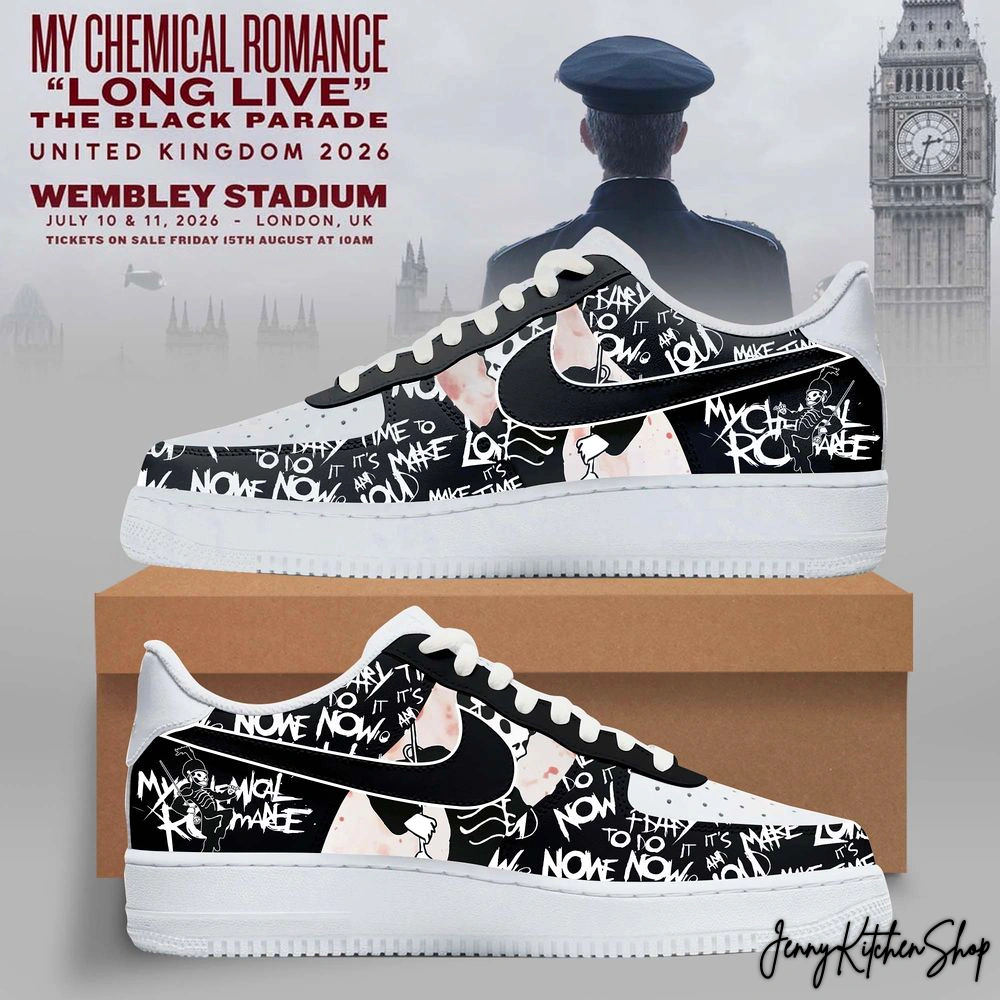 My Chemical Romance New Edition Air Force 1 Shoes