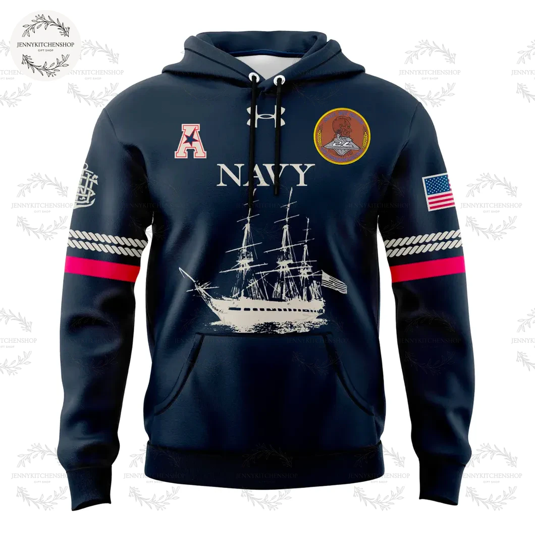 Navy Midshipmen Football 250th Anniversary 2025 Limited Hoodie