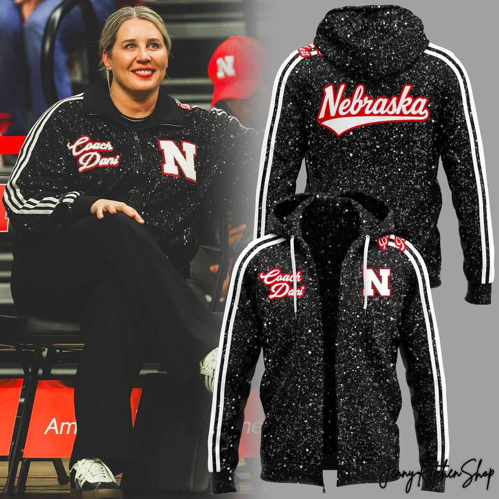 Nebraska Cornhuskers x Coach Dani 2025 Zip Hoodie Nebraska Cornhuskers x Coach Dani 2025 Zip Hoodie