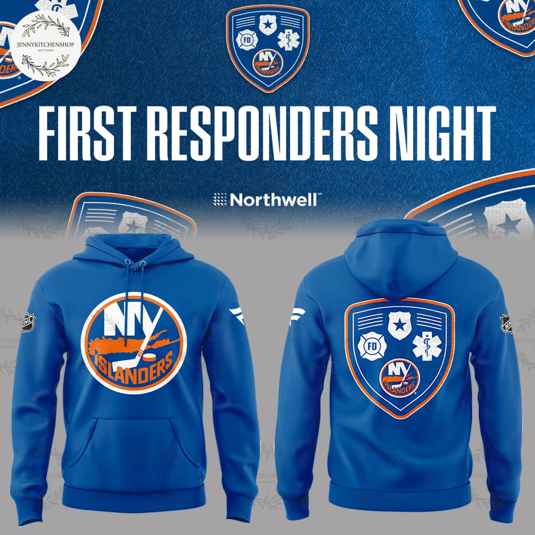 New York Islanders First Responder Night Hoodie New York Islanders First Responder Night Hoodie