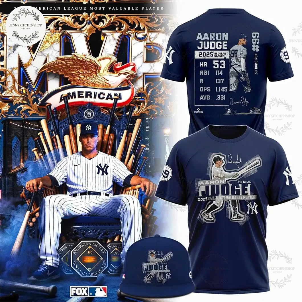 New York Yankees 2025 Aaron Judge MVP The Big Dumper T-Shirt