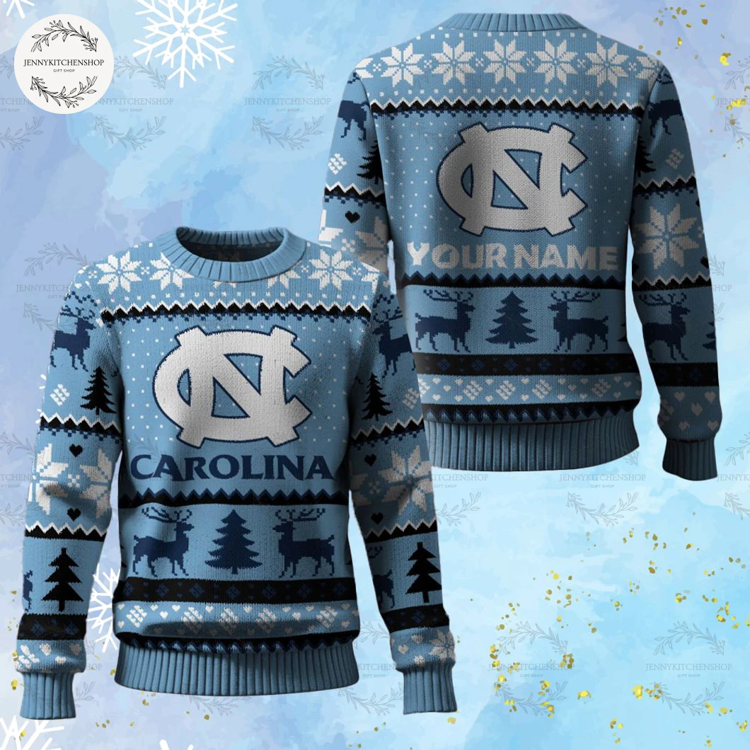 North Carolina Tar Heels 2025 Christmas Ugly Sweater
