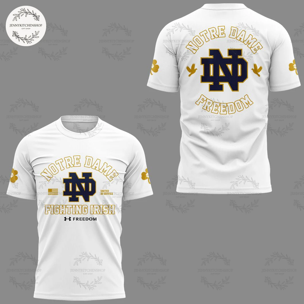 Notre Dame Fighting Irish Football Freedom 2025 Limited T-Shirt, Hoodie