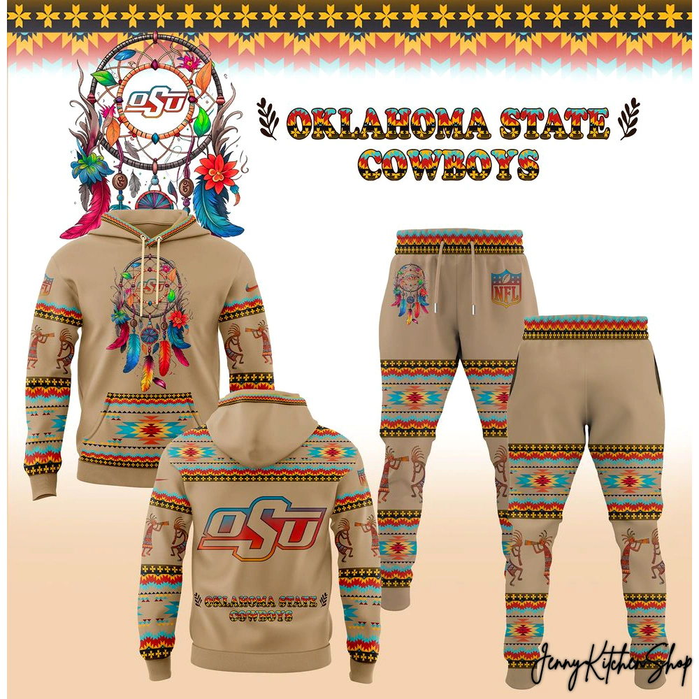 Oklahoma State Cowboys Native American Heritage Month Collection 2025 Hoodie