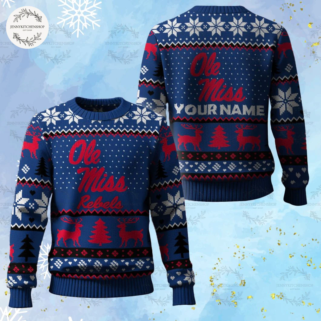 Ole Miss Rebels Christmas 2025 Limited Cozy Ugly Sweater