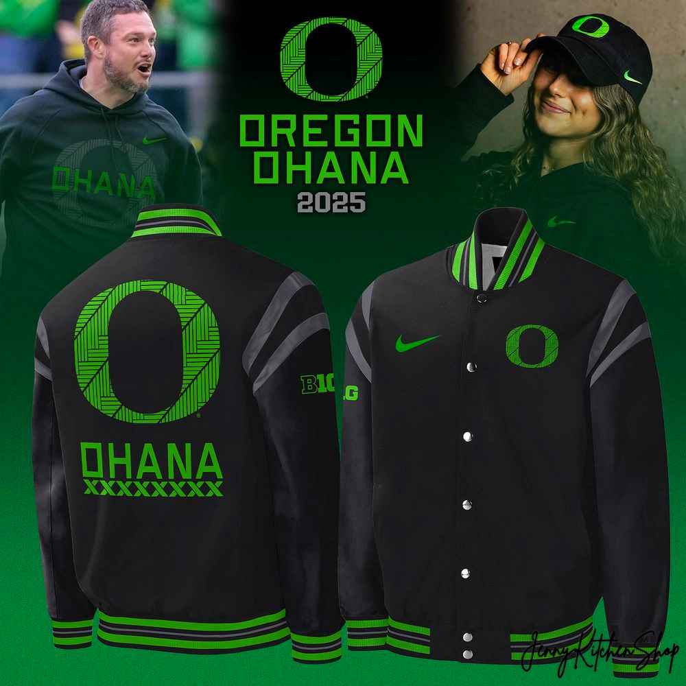 Oregon Ducks Ohana 2025 Limited Baseball Jacket