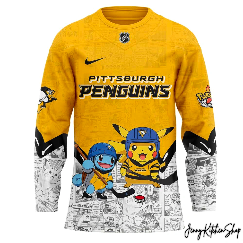 Pittsburgh Penguins x Pokémon 2025-26 Limited Hockey Jersey