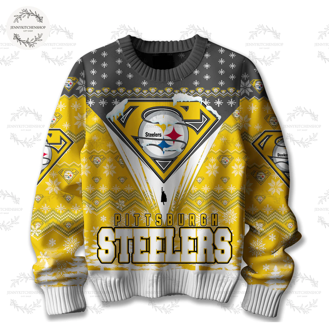 Pittsburgh Steelers 2025 Merry Super Christmas Sweater